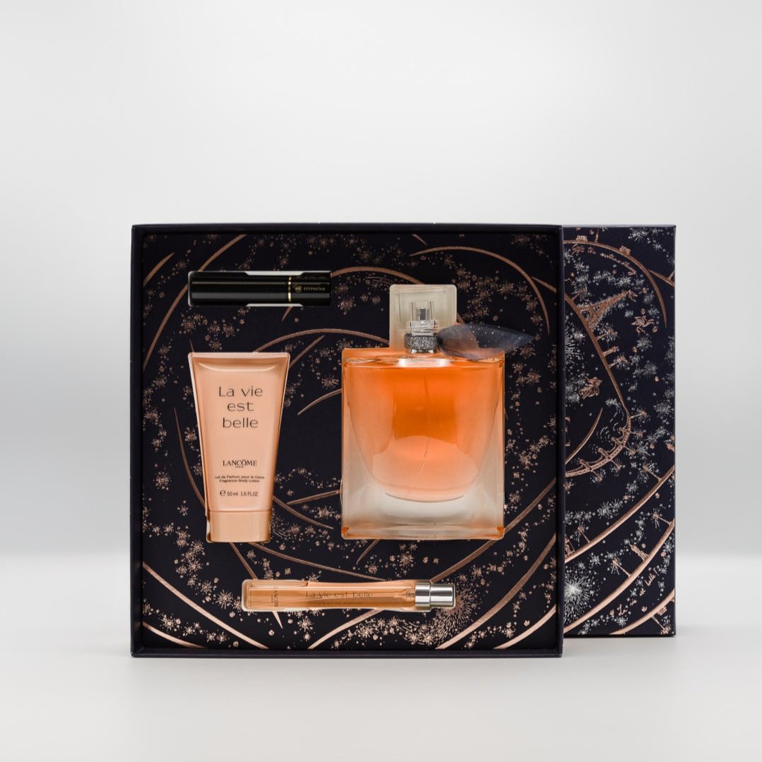 Lancome La vie est Belle Giftset 100 ML Eau de parfum, 10 ML Travelspray, 50 ML Bodylotion & 2 ML Hypnose mascara