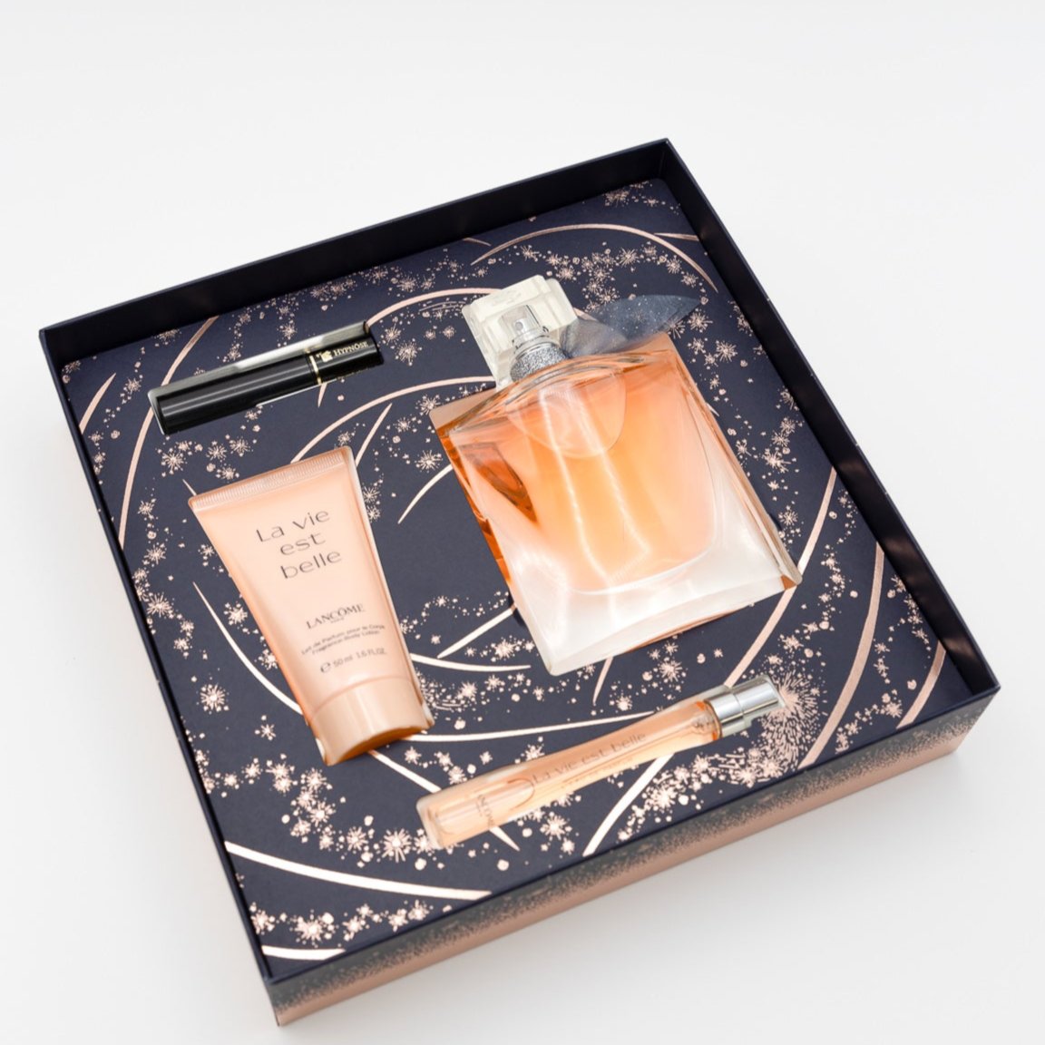 Lancome La vie est Belle Giftset 100 ML Eau de parfum, 10 ML Travelspray, 50 ML Bodylotion & 2 ML Hypnose mascara