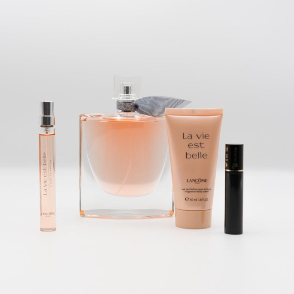 Lancome La vie est Belle Giftset 100 ML Eau de parfum, 10 ML Travelspray, 50 ML Bodylotion & 2 ML Hypnose mascara
