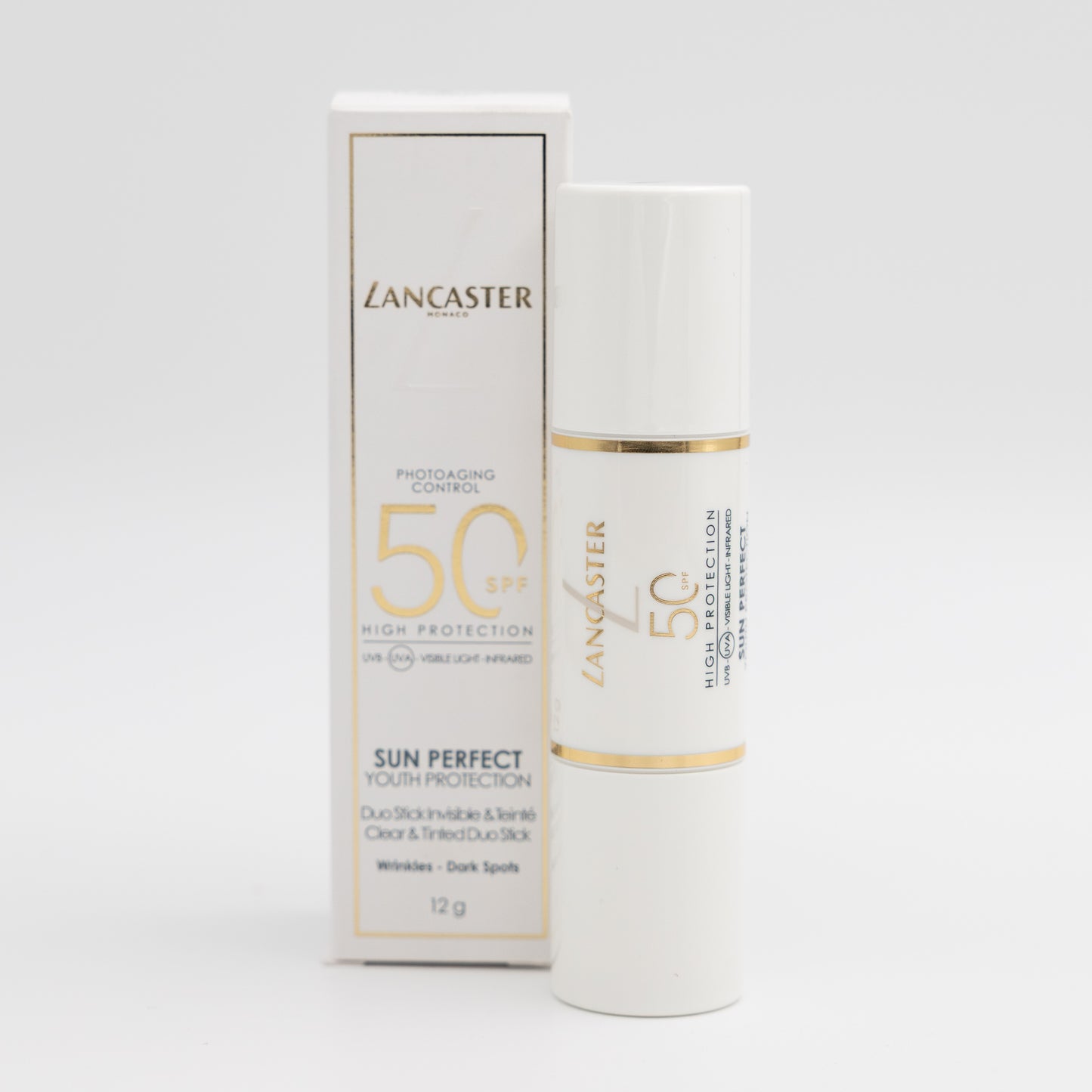 Lancaster Sun Perfect Youth Protection Sun Clear & Tinted Stick - 12G Dark spots