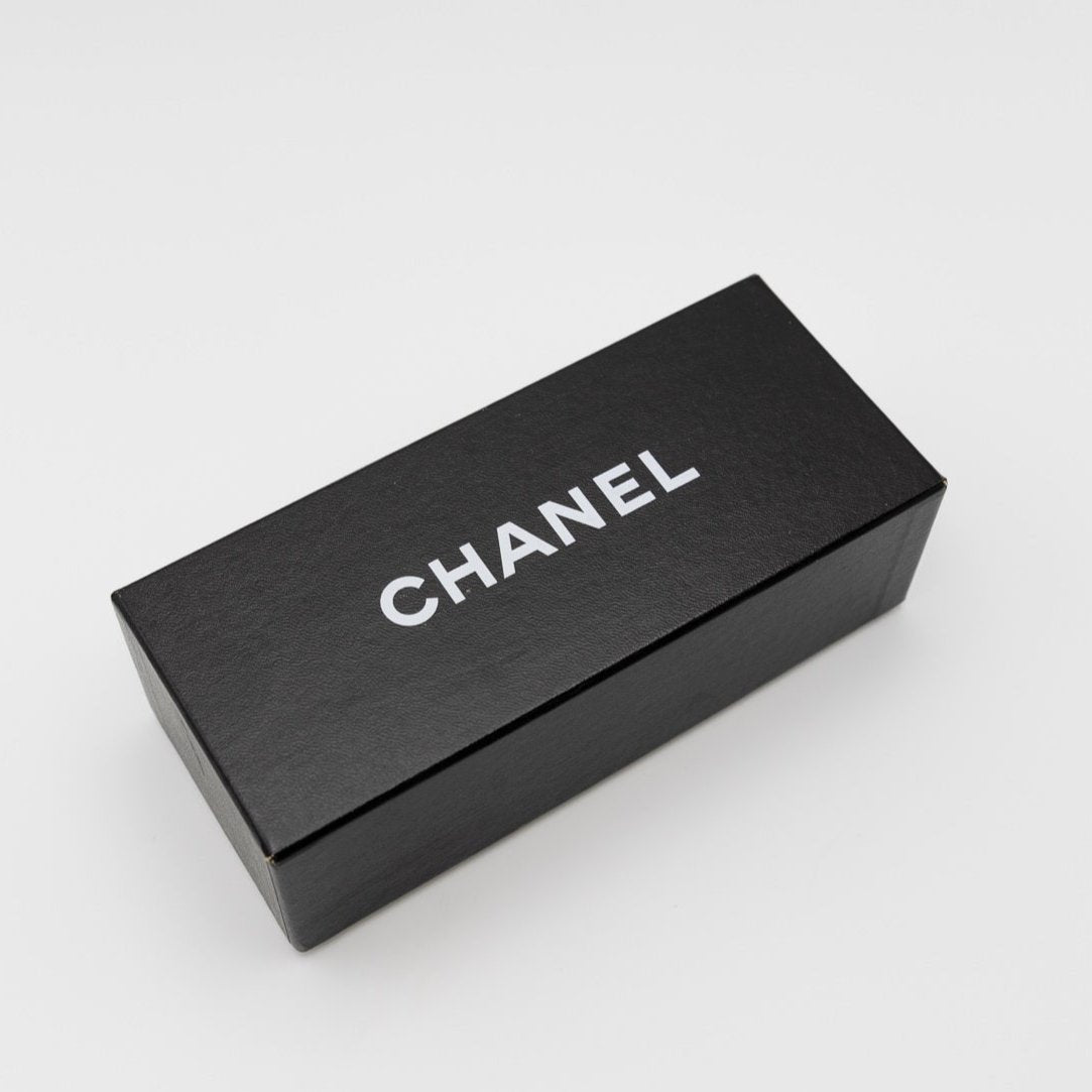 Chanel zwarte brillenkoker