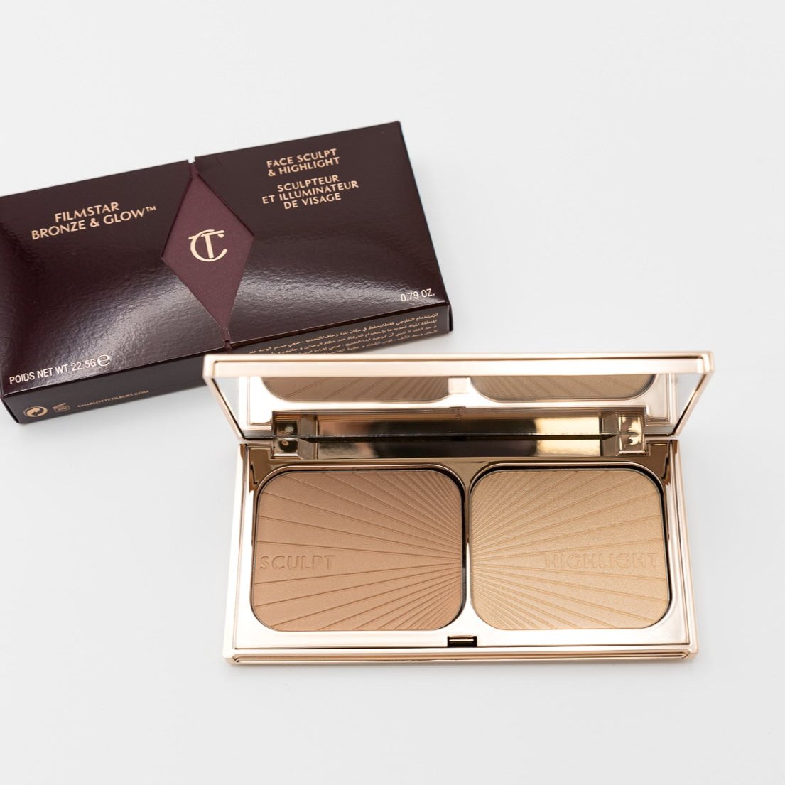 Charlotte Tilbury Filmstar Bronze & Glow Face Sculpt Highlight Light Medium