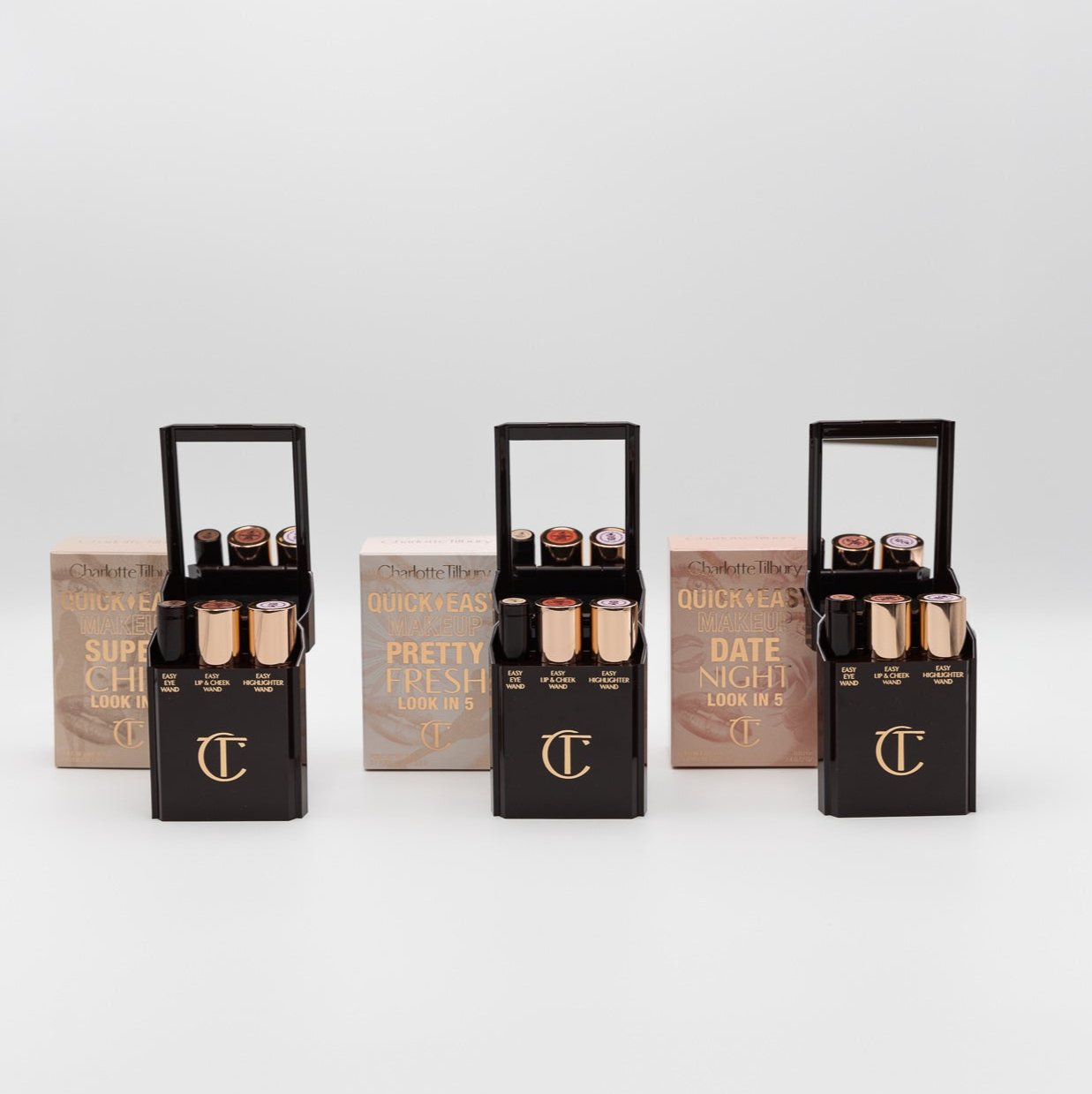 Charlotte Tilbury Quick and Easy Make up kit Super Chic Look in 5