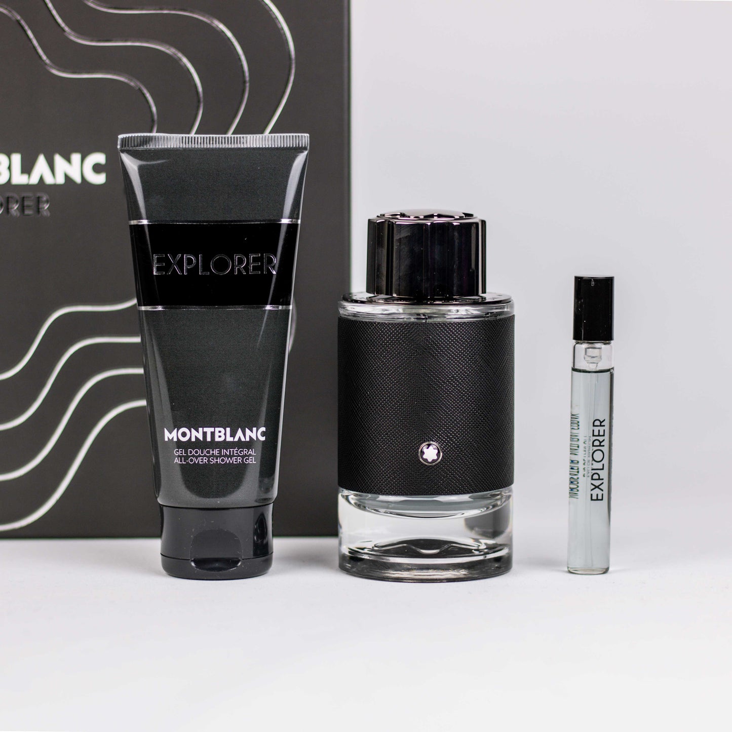 Montblanc Explorer For Men Giftset 100 ML Eau de parfum, 100 ML All over shower gel & 7.5 ML Eau de parfum