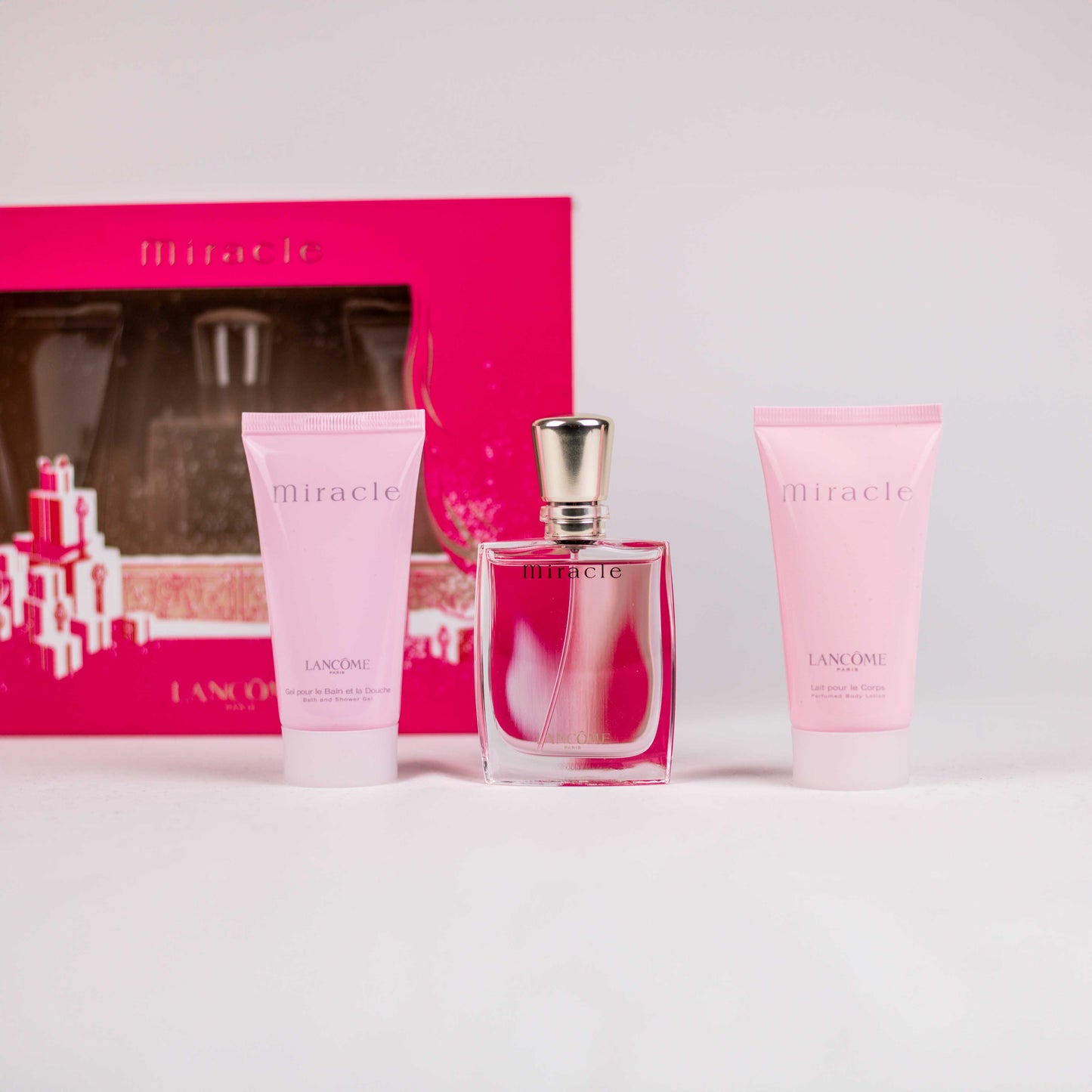 Lancôme Miracle Giftset 30 ML Eau de parfum, 50 ML Bodylotion & 50 ML Showergel