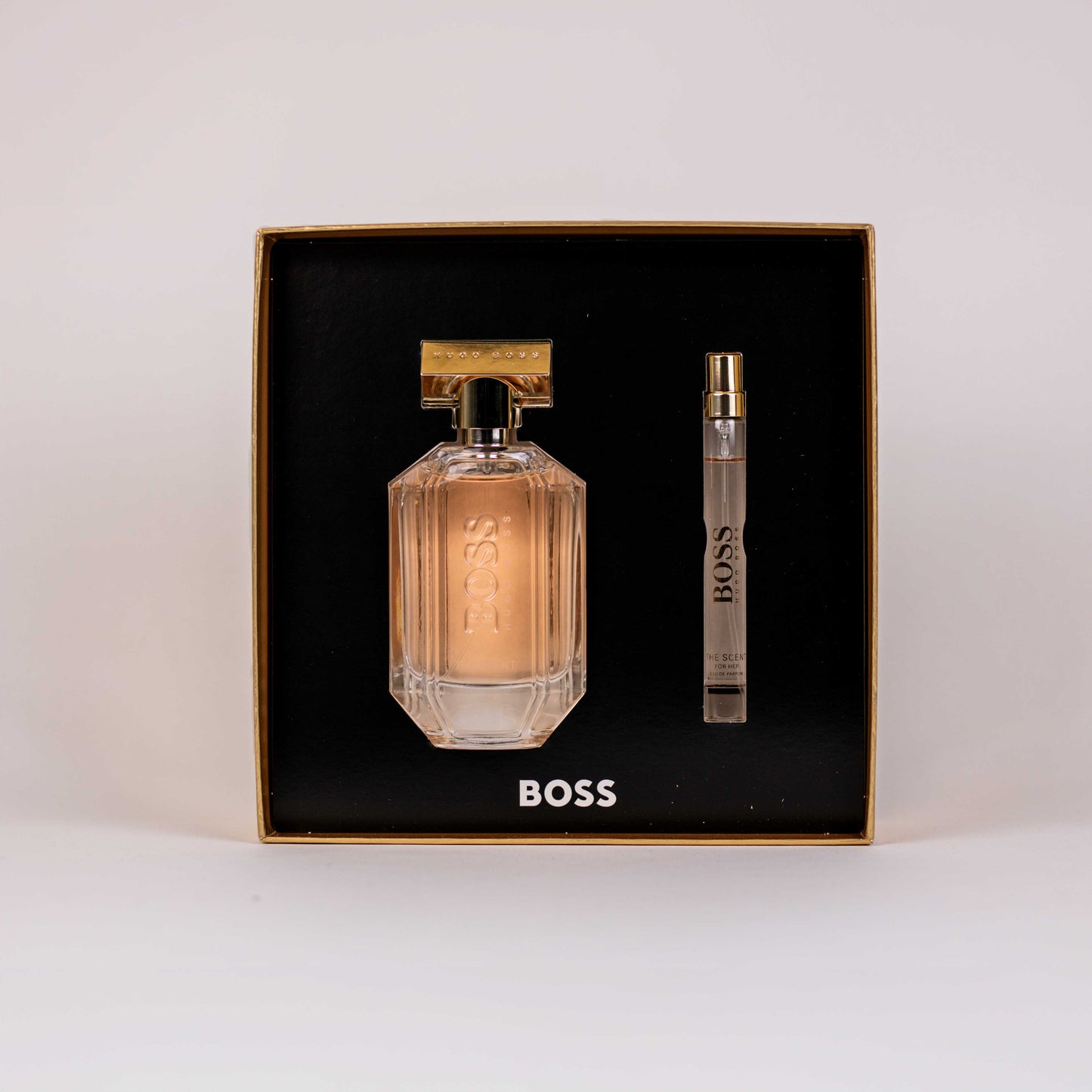 Hugo Boss The Scent Giftset 100 ML Eau de parfum & 10 ML Eau de parfum travelspray