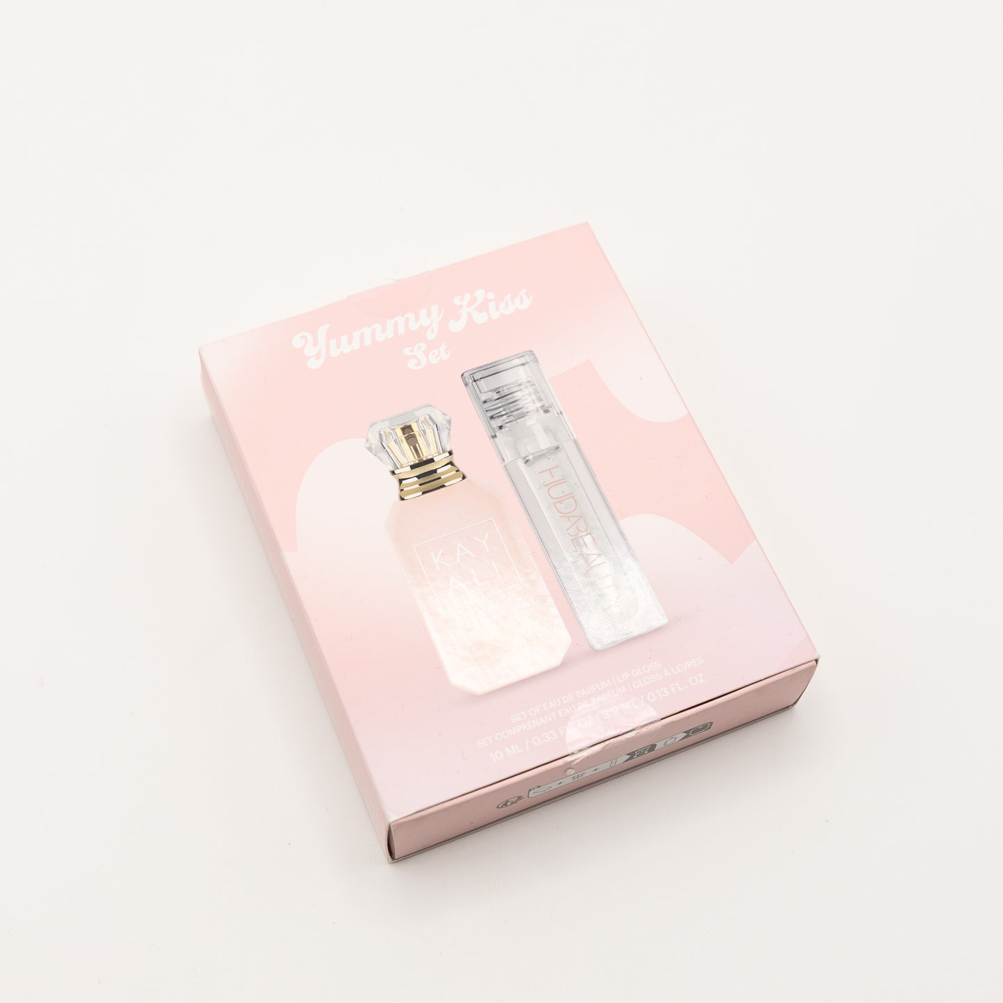 Kayali Yummy Kiss set - Kayali Boujee | Marshmallow 81| 10 ML Eau de Parfum & Huda Beauty Faux Filler Gloss