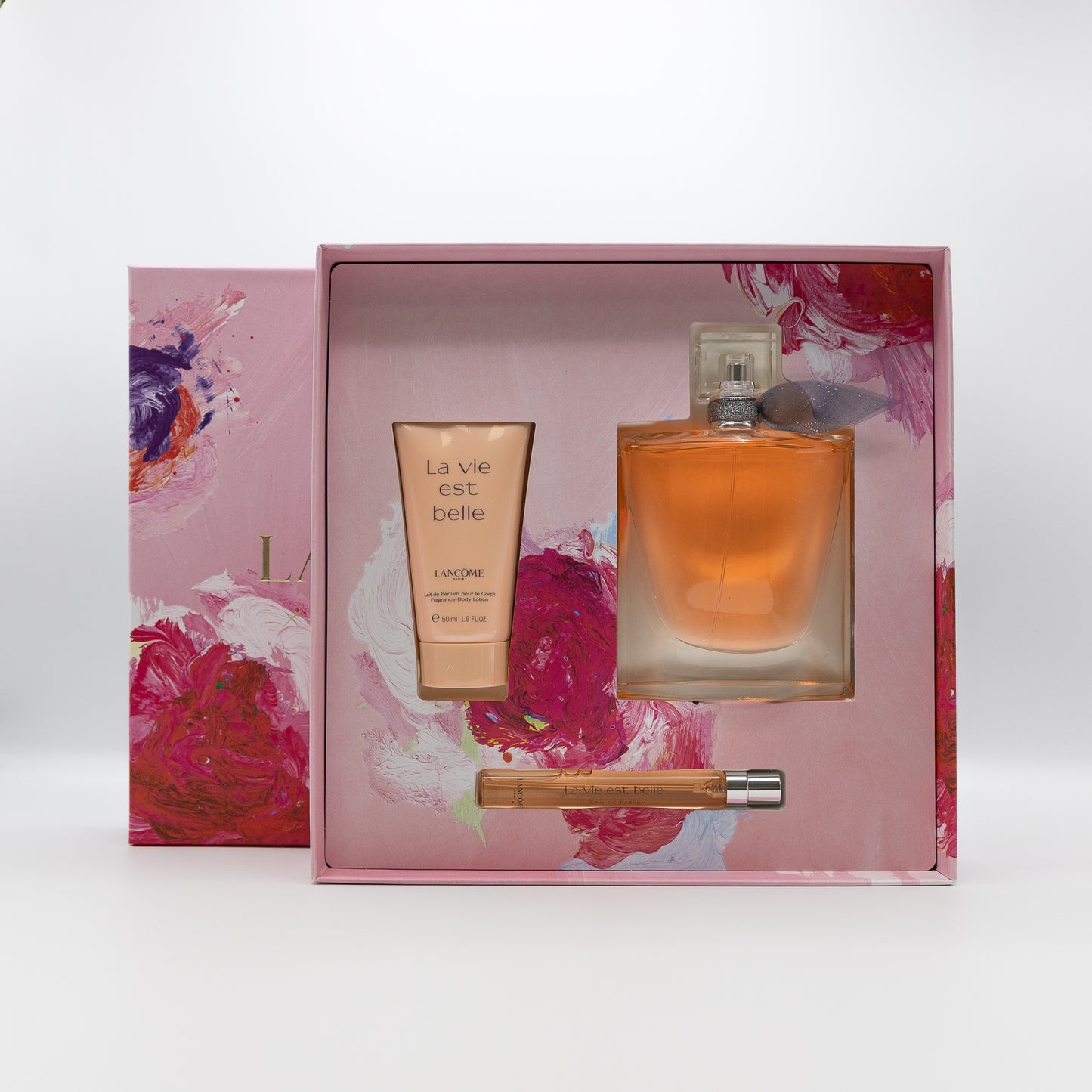 Lancome La vie est Belle Giftset 100 ML Eau de Parfum, 10 ML Eau de parfum & 50 ML Bodylotion