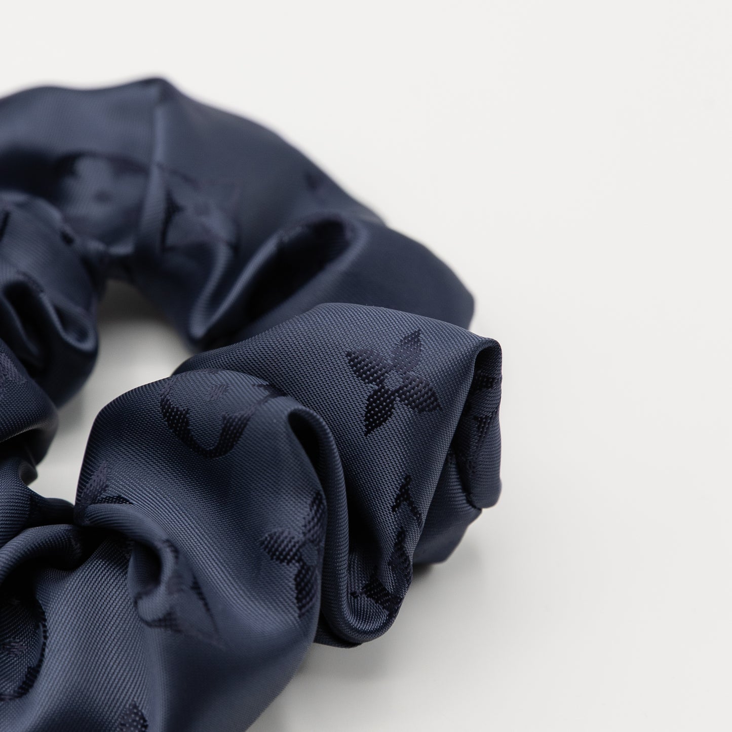 Blauwe Louis Vuitton Scrunchie