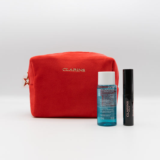 Clarins Make up Giftset Wonder Perfect Mascara 3 ML  & Instant Eye Make Up Remover 30 ML