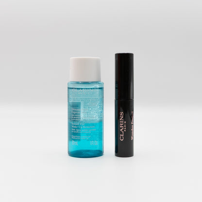 Clarins Make up Giftset Wonder Perfect Mascara 3 ML  & Instant Eye Make Up Remover 30 ML