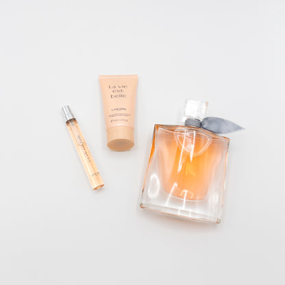 Lancôme La vie est Belle Giftset 100 ML Eau de Parfum, 10 ML Eau de parfum & 50 ML Bodylotion