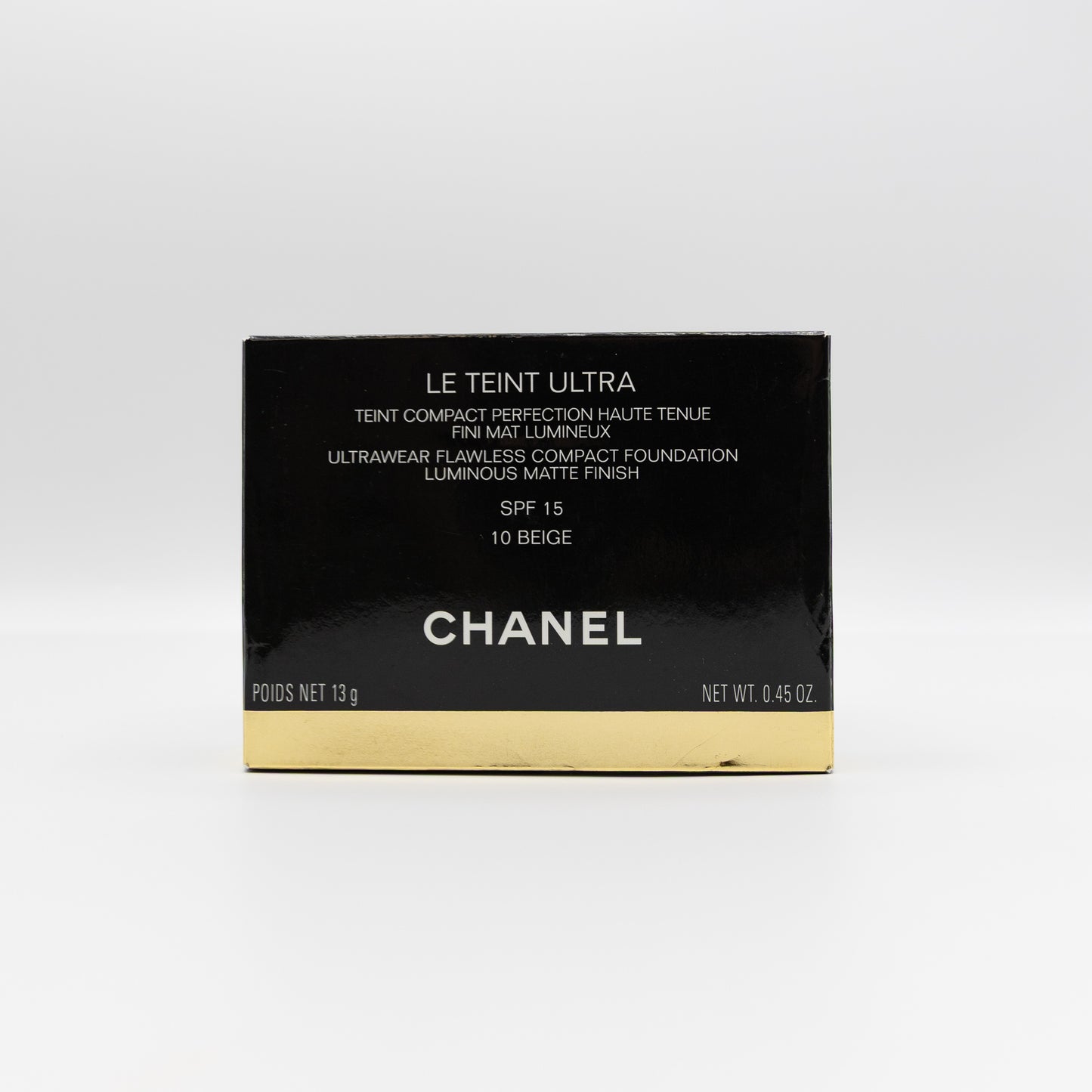 Chanel Les Teint Ultra Ultrawear Flawless Compact Foundation 10 Beige
