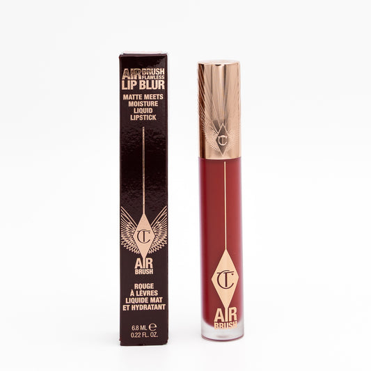 Charlotte Tilbury Airbrush Flawless Lip Blur – Ruby Blur – Matte Liquid Lipstick
