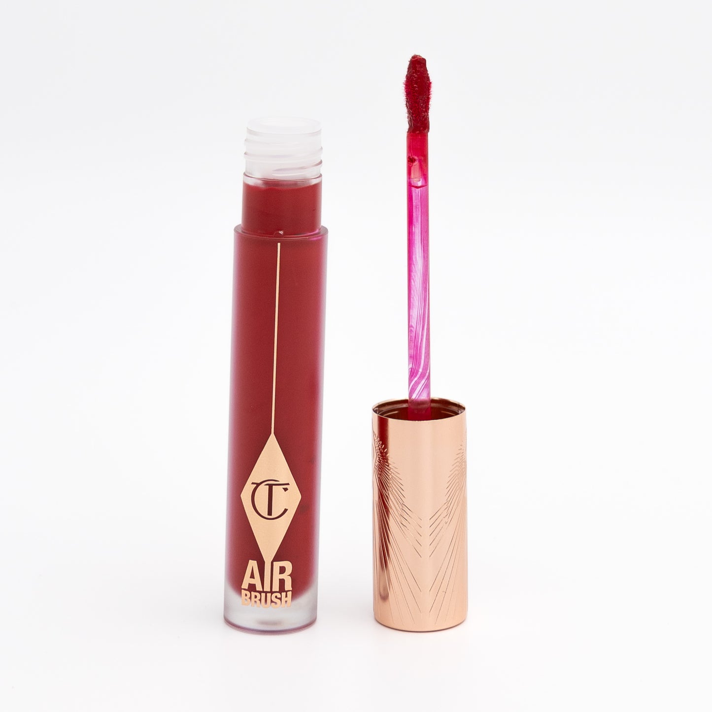 Charlotte Tilbury Airbrush Flawless Lip Blur – Ruby Blur – Matte Liquid Lipstick
