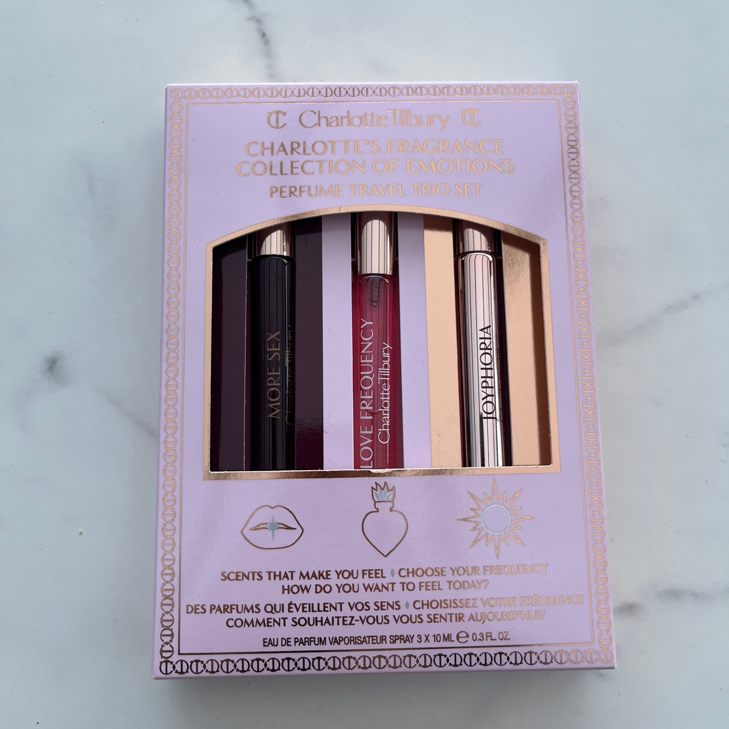 Charlotte Tilbury Charlotte's Fragrance Collection Emotions - Travel Trio set