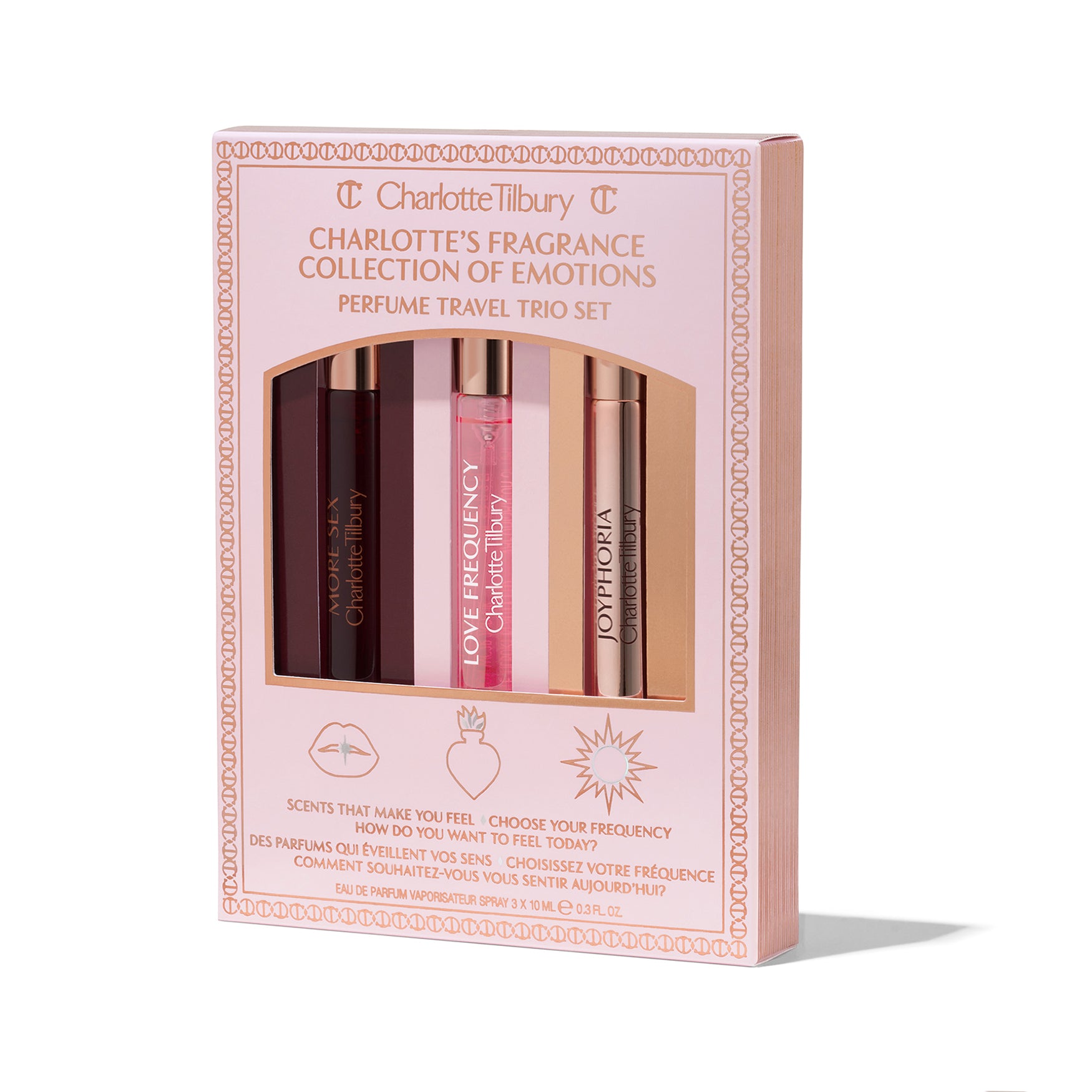 Charlotte Tilbury Charlotte's Fragrance Collection Emotions - Travel Trio set
