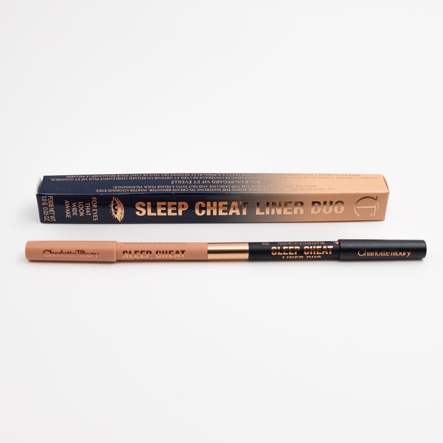 Charlotte Tilbury Sleep Cheat Liner Duo – 2-in-1 Eyeliner & Eye Brightener