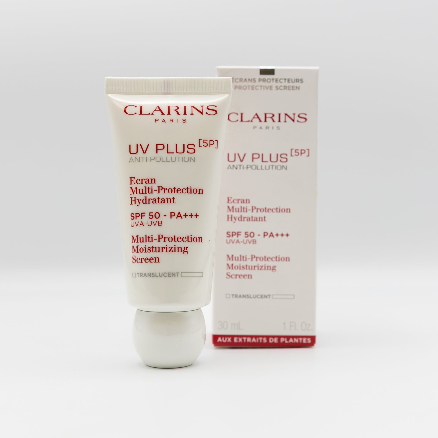 Clarins UV Plus 5P Multi Protection Moisturizing screen SPF50 PA +++ 30 ML Translucent