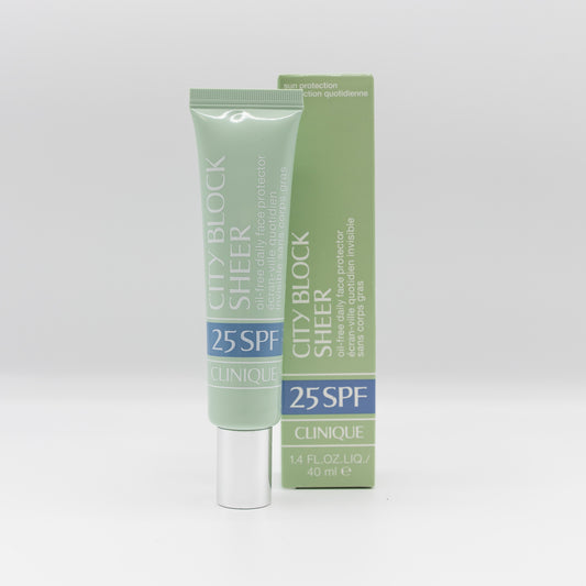 Clinique City Block Sheer - Oil-Free Daily Face Protector SPF25 40 ML