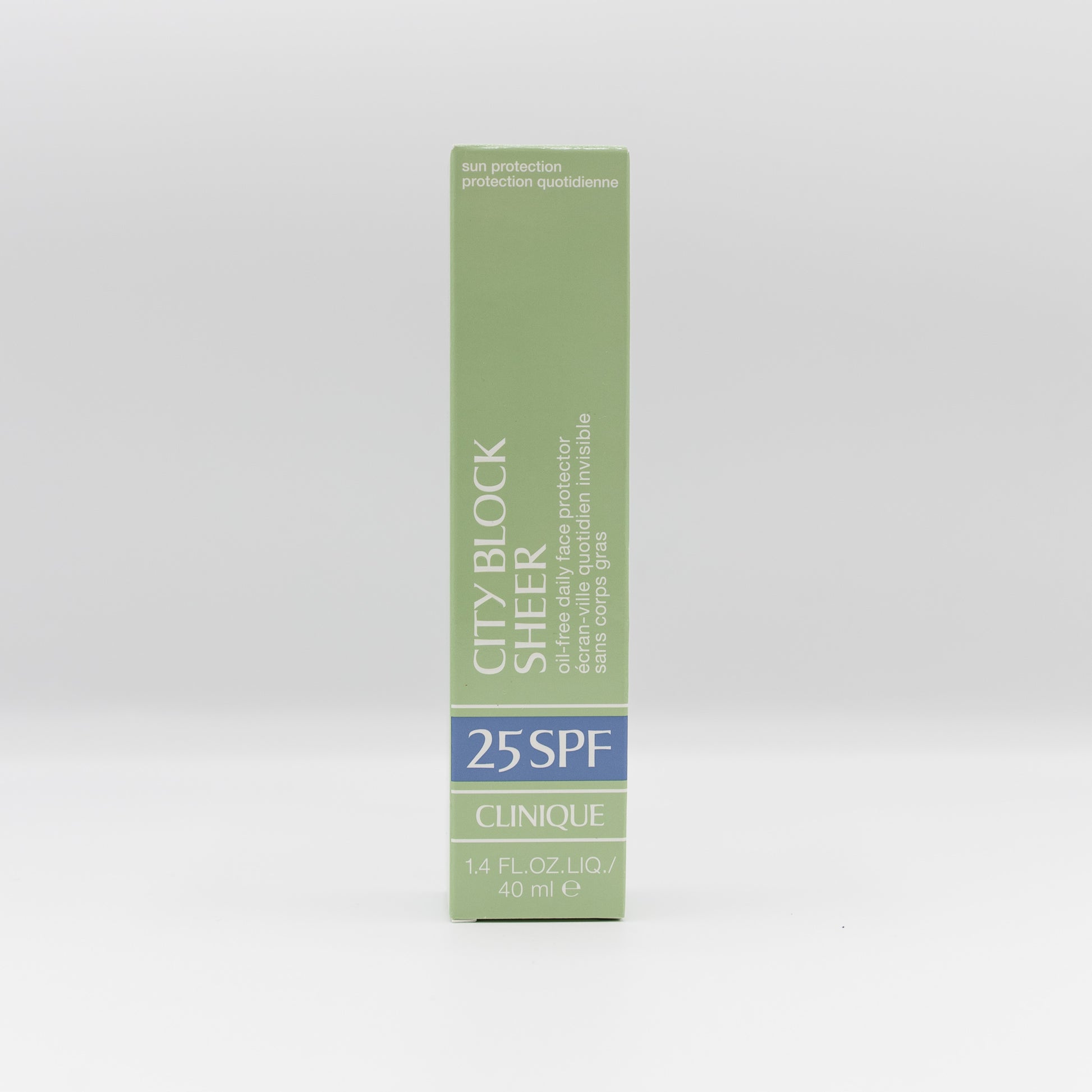 Clinique City Block Sheer - Oil-Free Daily Face Protector SPF25 40 ML