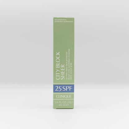 Clinique City Block Sheer - Oil-Free Daily Face Protector SPF25 40 ML