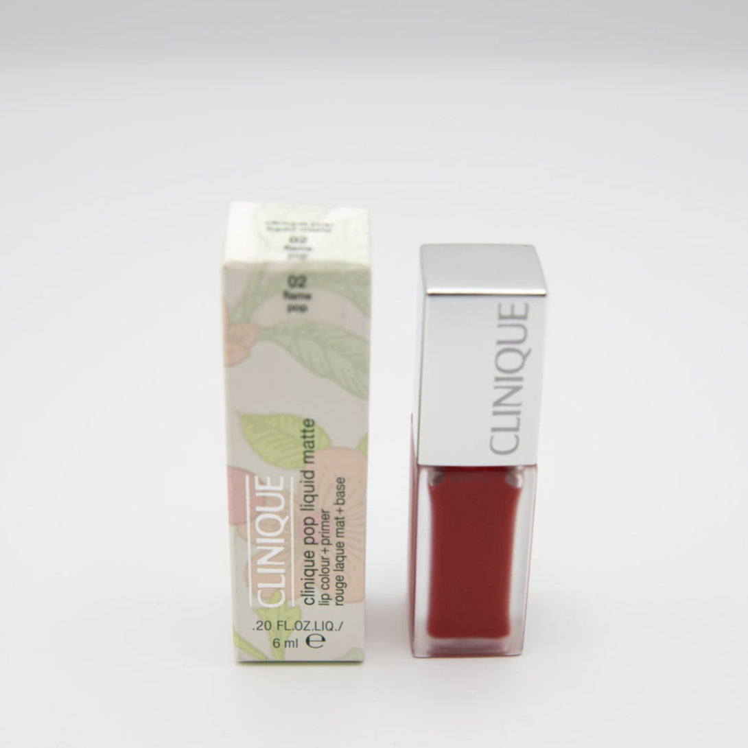 Clinique Pop Liquid Matte 02 Flame pop 
