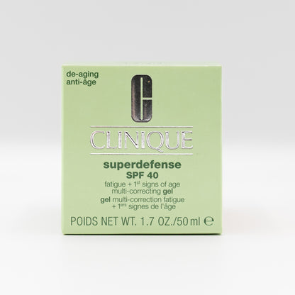 Clinique Superdefense Multi-Correction Gel SPF40 50 ML – Hydraterende Dagcrème