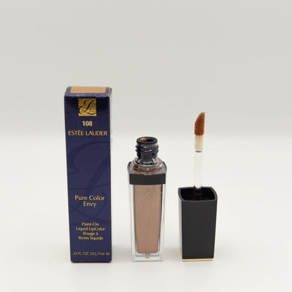 Estée Lauder Pure Color Envy Paint On Liquid Paint On Lipstick 108 Gold Dipped