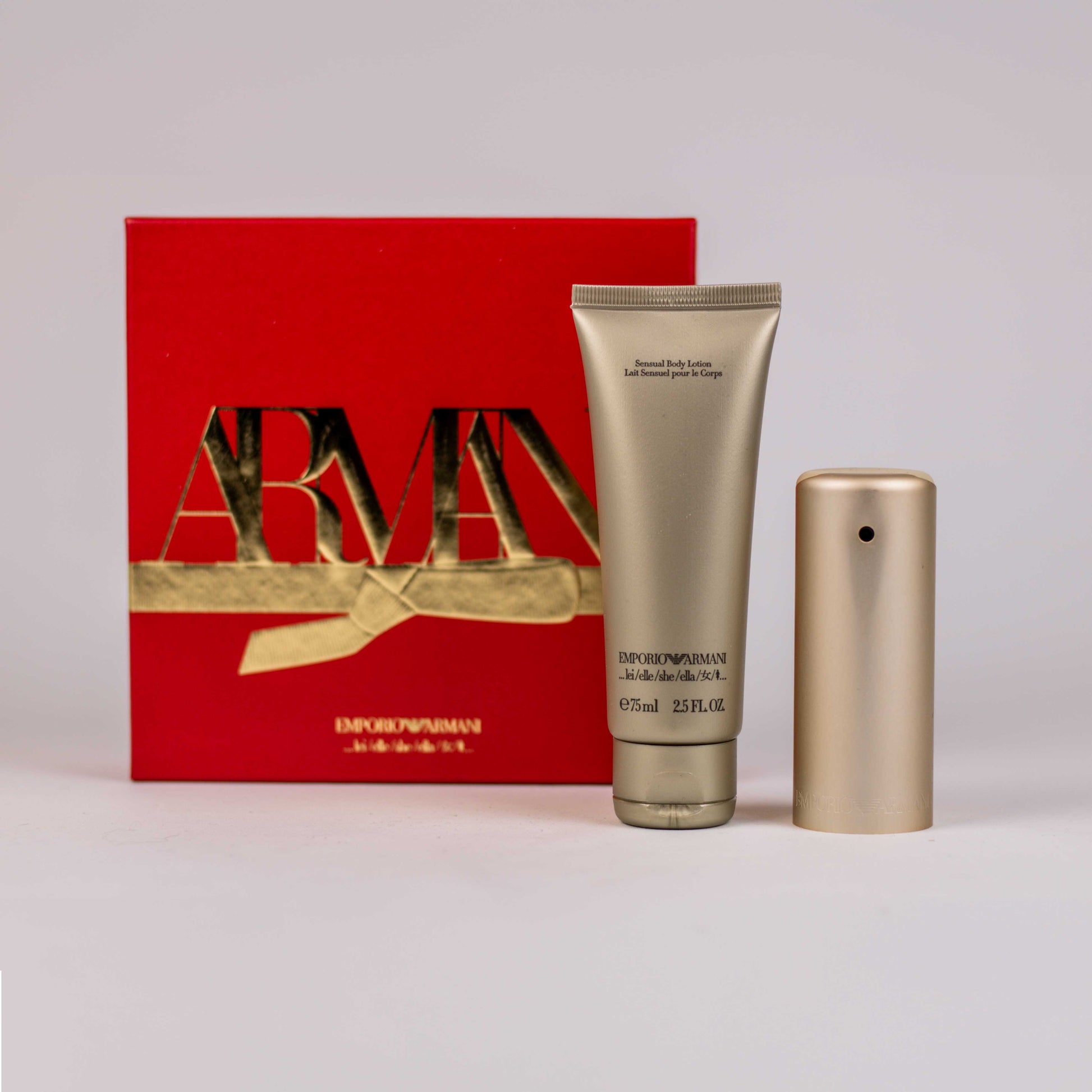 Set Emporio She Perfume Body Lotion Armani Elle Gift Set Armani