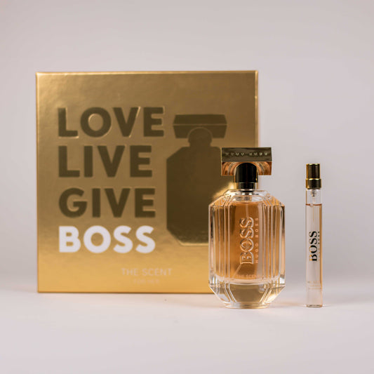 Hugo Boss The Scent Giftset 100 ML Eau de parfum & 10 ML Eau de parfum travelspray