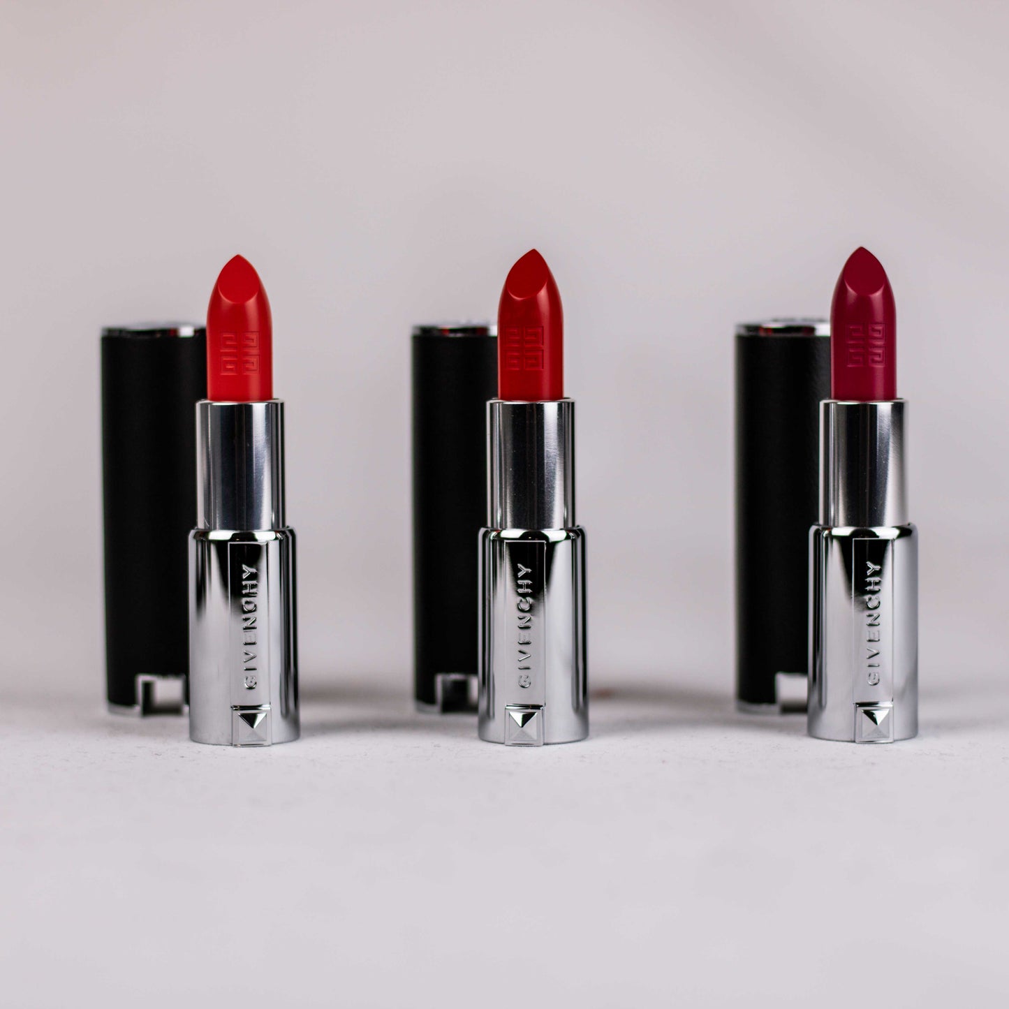 Givenchy Trio Le Rouge Interdit intense silk lipstick set