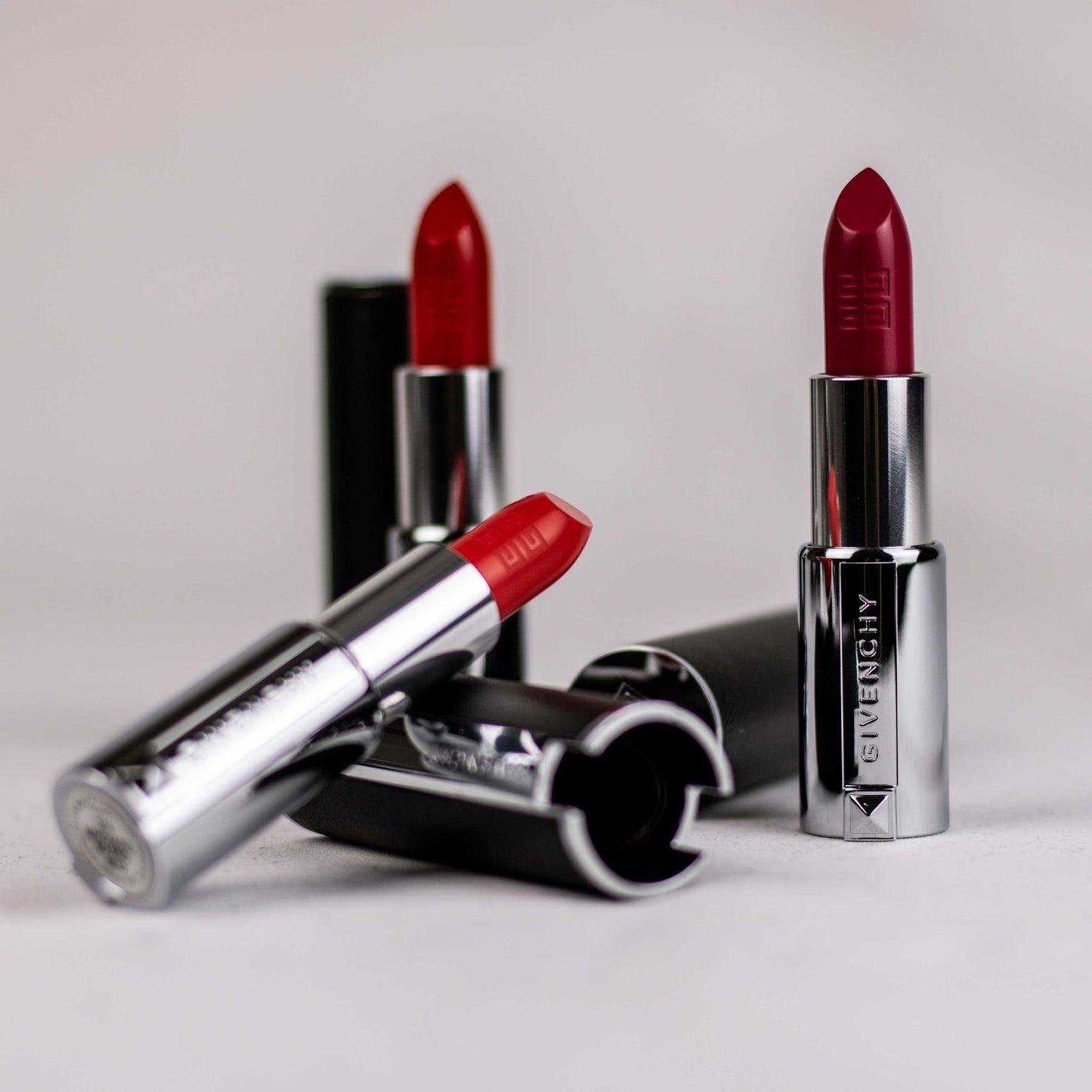 Givenchy Trio Le Rouge Interdit intense silk lipstick set