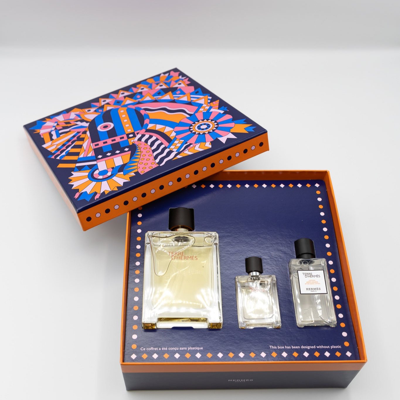 Hermes Terre d'Hermes Giftset 100 ML Eau de Toilette, 12,5 ML Eau de Toilette & 40 ML Aftershave