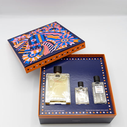 Hermes Terre d'Hermes Giftset 100 ML Eau de Toilette, 12,5 ML Eau de Toilette & 40 ML Aftershave