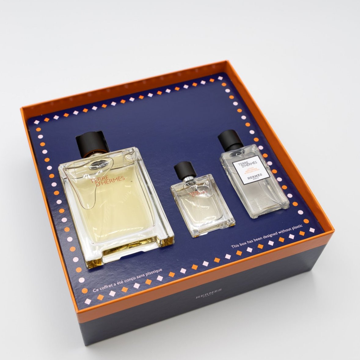 Hermes Terre d'Hermes Giftset 100 ML Eau de Toilette, 12,5 ML Eau de Toilette & 40 ML Aftershave