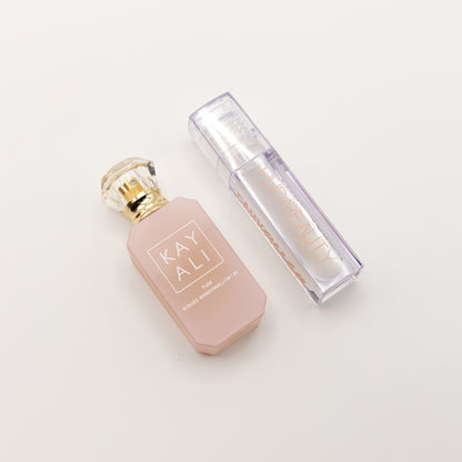 Kayali Yummy Kiss set - Kayali Boujee | Marshmallow 81| 10 ML Eau de Parfum & Huda Beauty Faux Filler Gloss