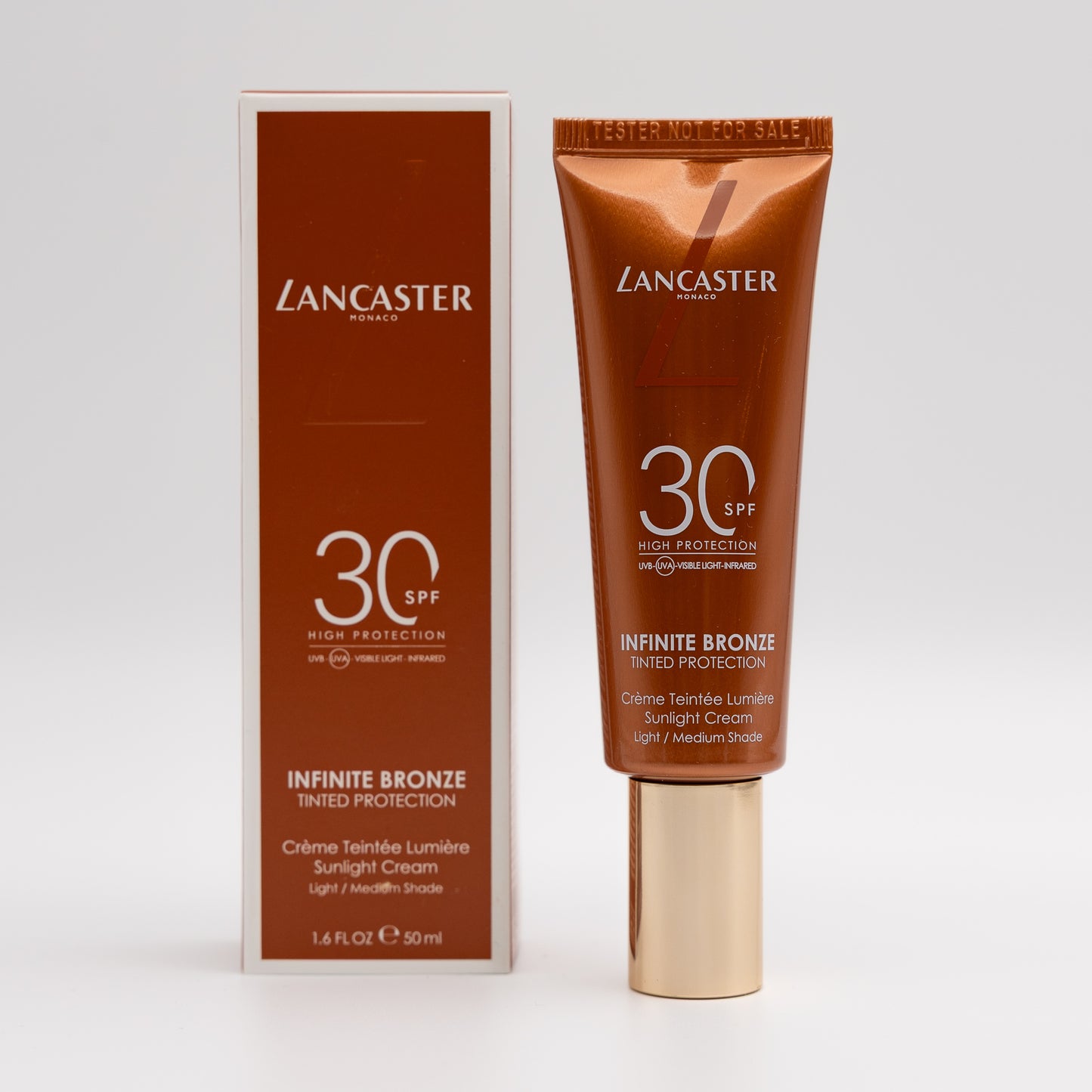 Lancaster Infinite Bronze Tinted Protection Sunlight cream 50 ML - Light Medium