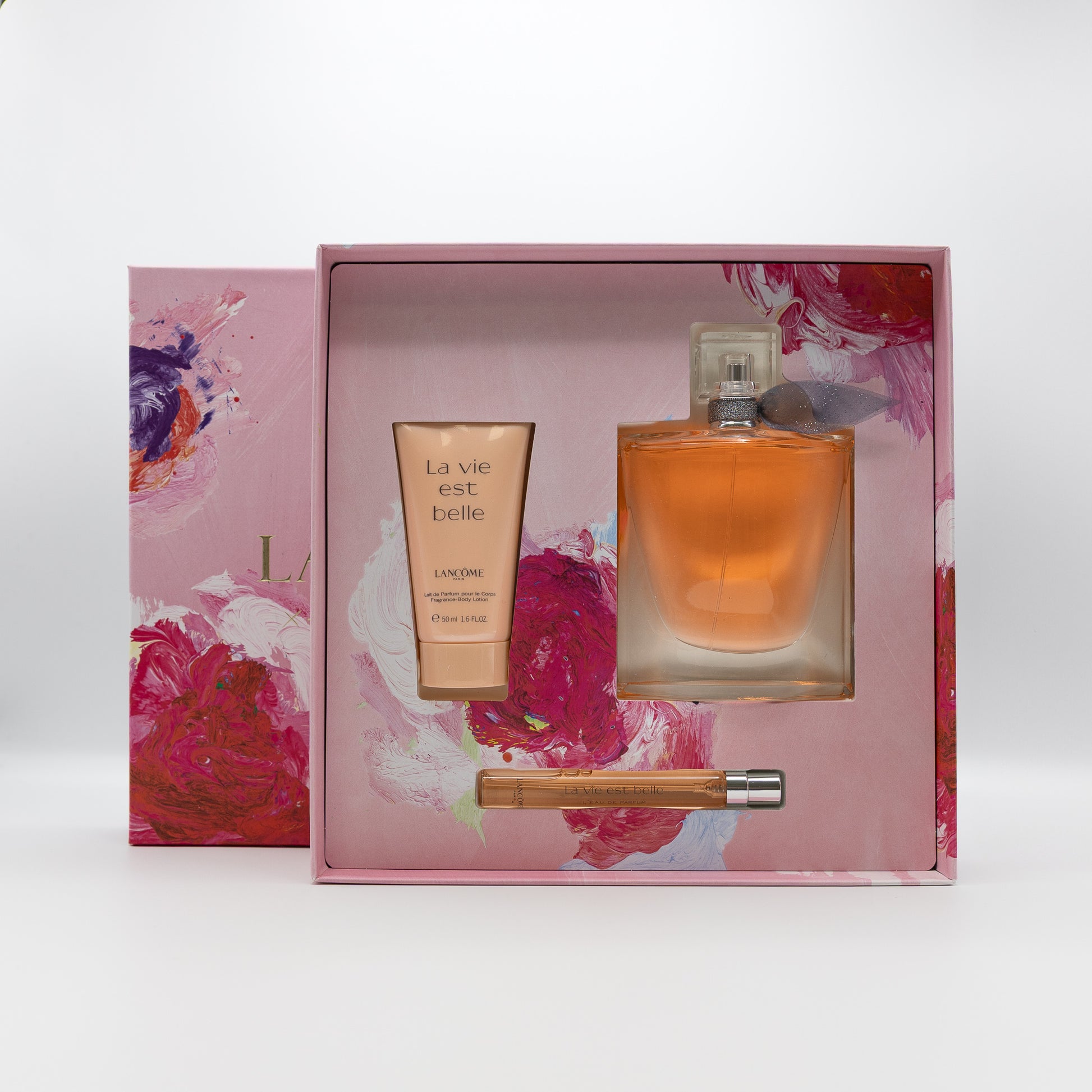 Lancome La vie est Belle Giftset 100 ML Eau de Parfum, 10 ML Eau de parfum & 50 ML Bodylotion