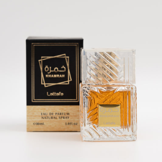 Lattafa Khamrah Eau de Parfum 30 ml – Warm & Zoet Oriëntaals Parfum 
