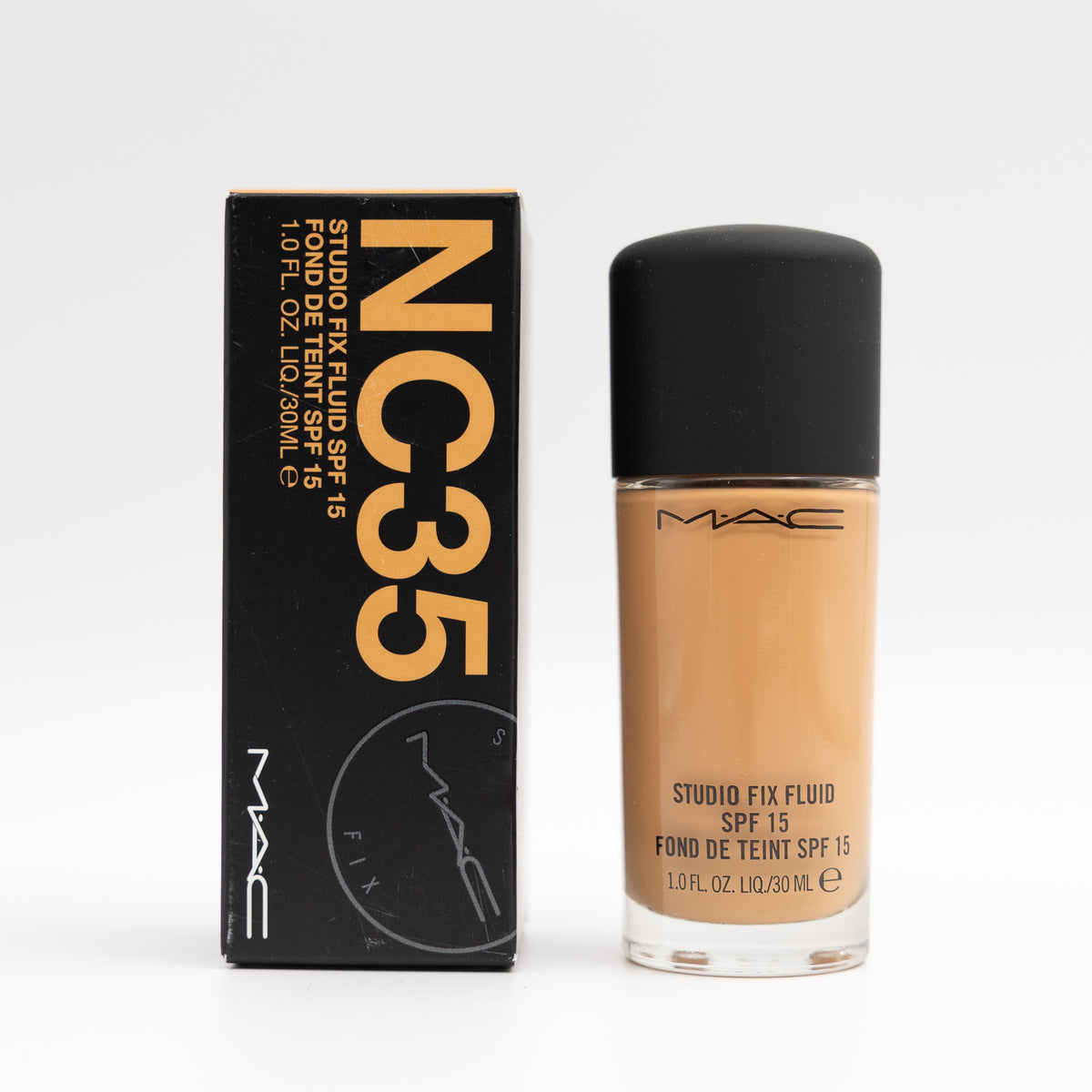 MAC Studio Fix Fluid Foundation SPF 15 NC35 - Oude Formule 