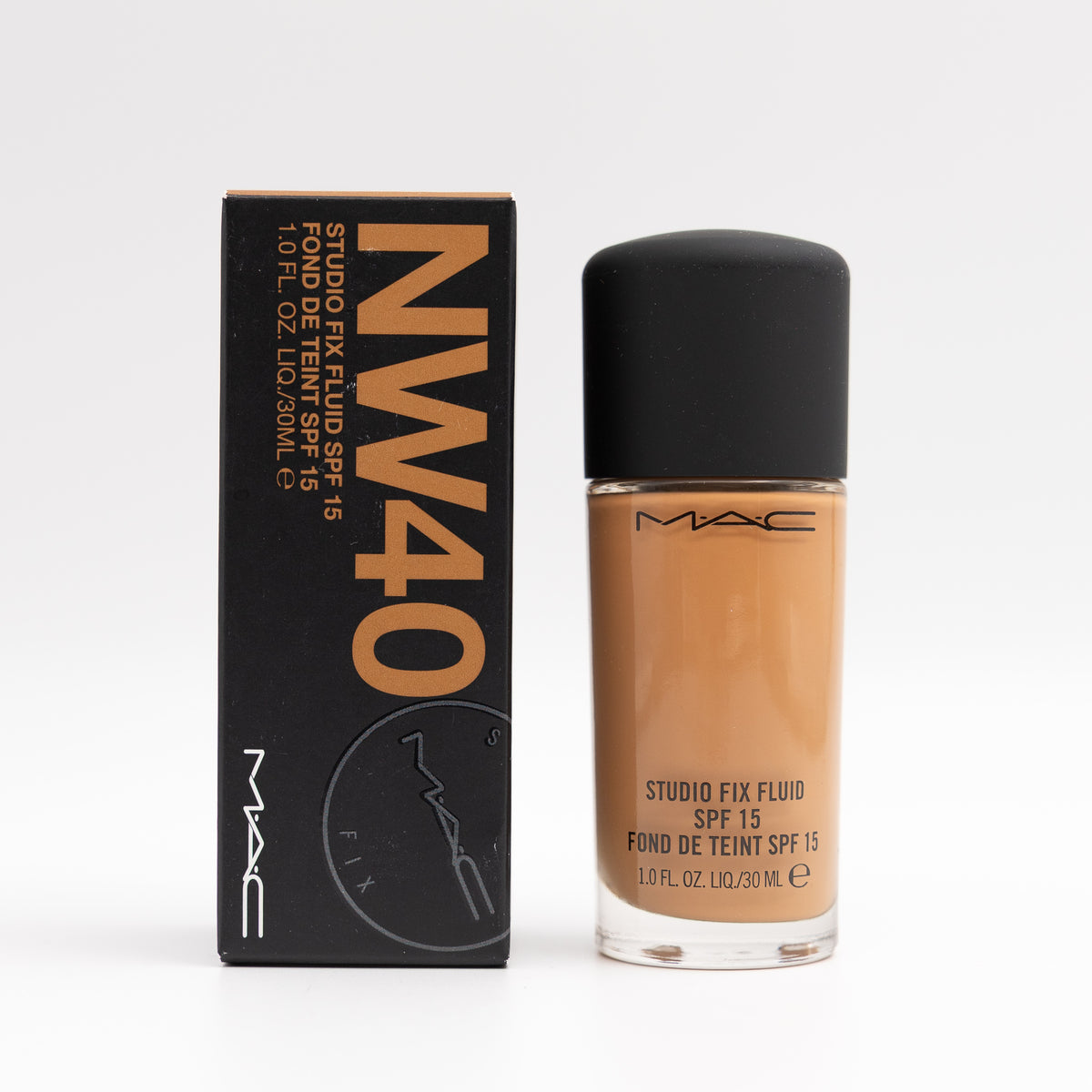MAC Studio Fix Fluid Foundation SPF 15 NW40 - Oude Formule