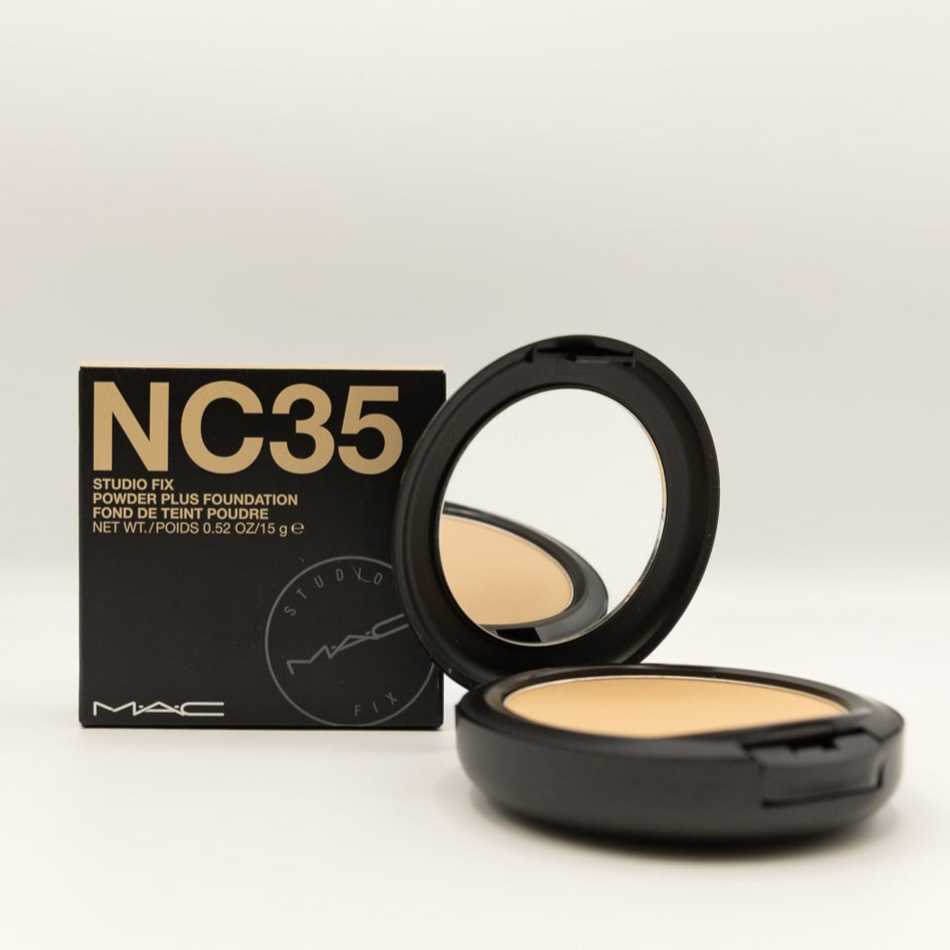 MAC Studio Fix Powder Plus Foundation NC 35 - Oude versie