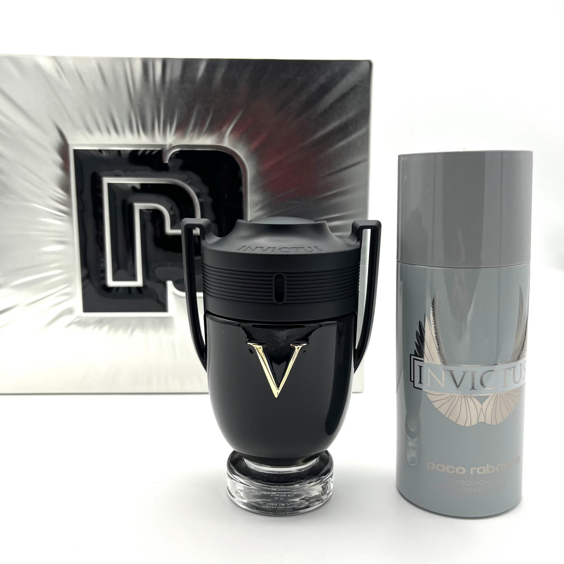 Paco Rabanne Invictus Victory 100 ML Eau de Parfum Extreme & 150 ML Deospray