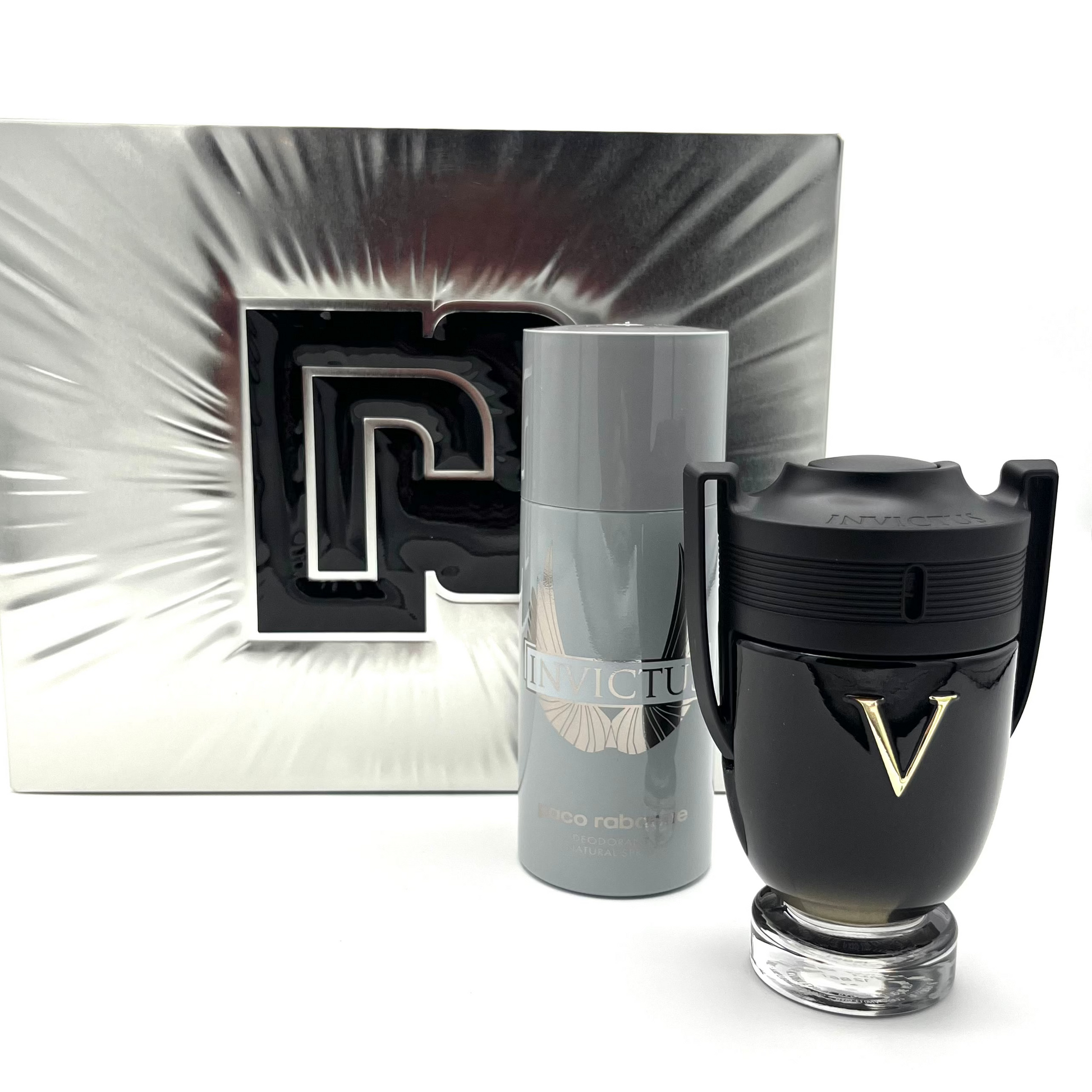 Paco Rabanne Invictus Victory 100 ML Eau de Parfum Extreme & 150 ML Deospray