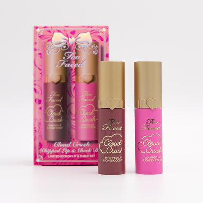 Too Faced Cloud Crush Whipped Lip & Cheek Duo – Lip & Blush Set