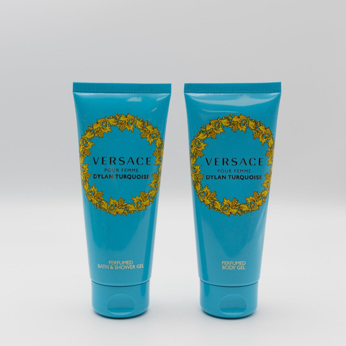 Versace Dylan Turquoise pour femme Giftset 100 ML eau de toilette, 100 ML Showergel, 100 ML Bodylotion, tas