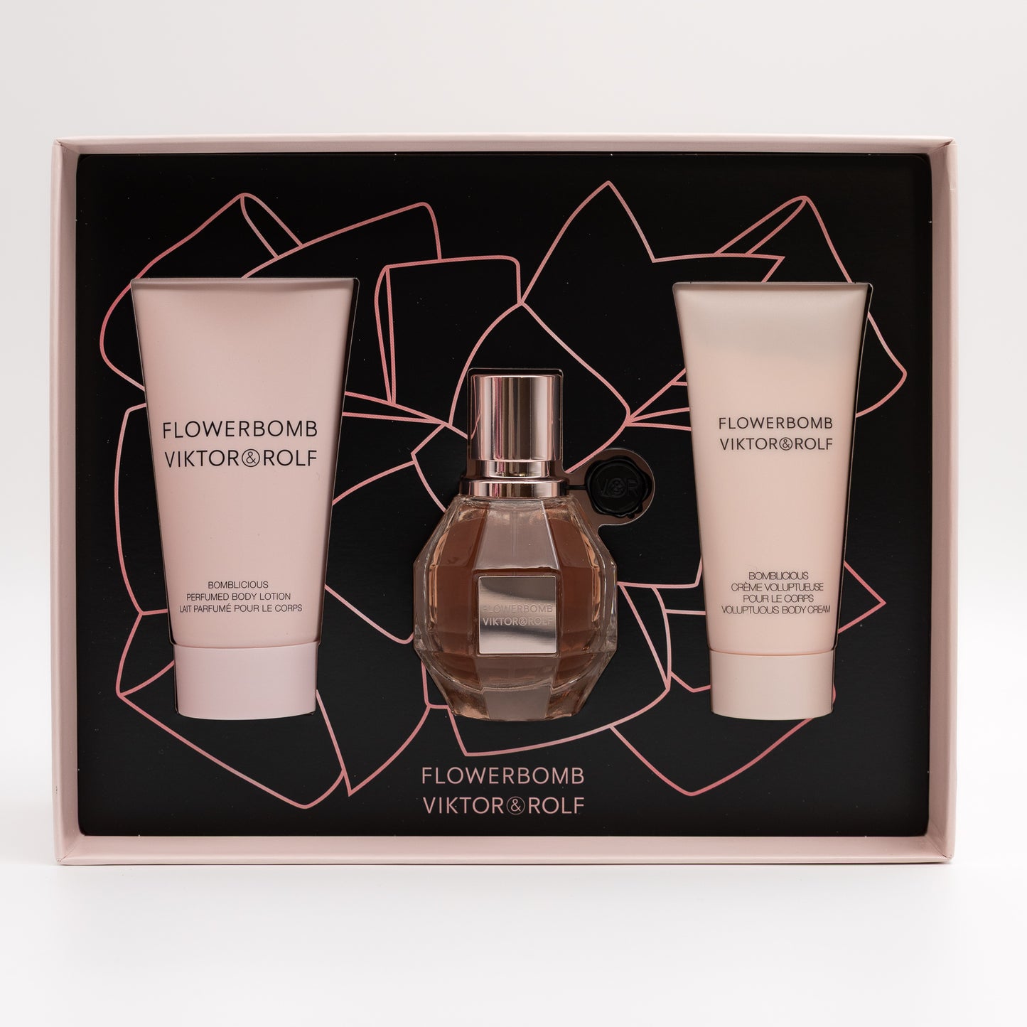 Viktor & Rolf Flowerbomb Giftset 30 ml Eau de Parfum + 50 ml Showergel + 40 ml Bodylotion
