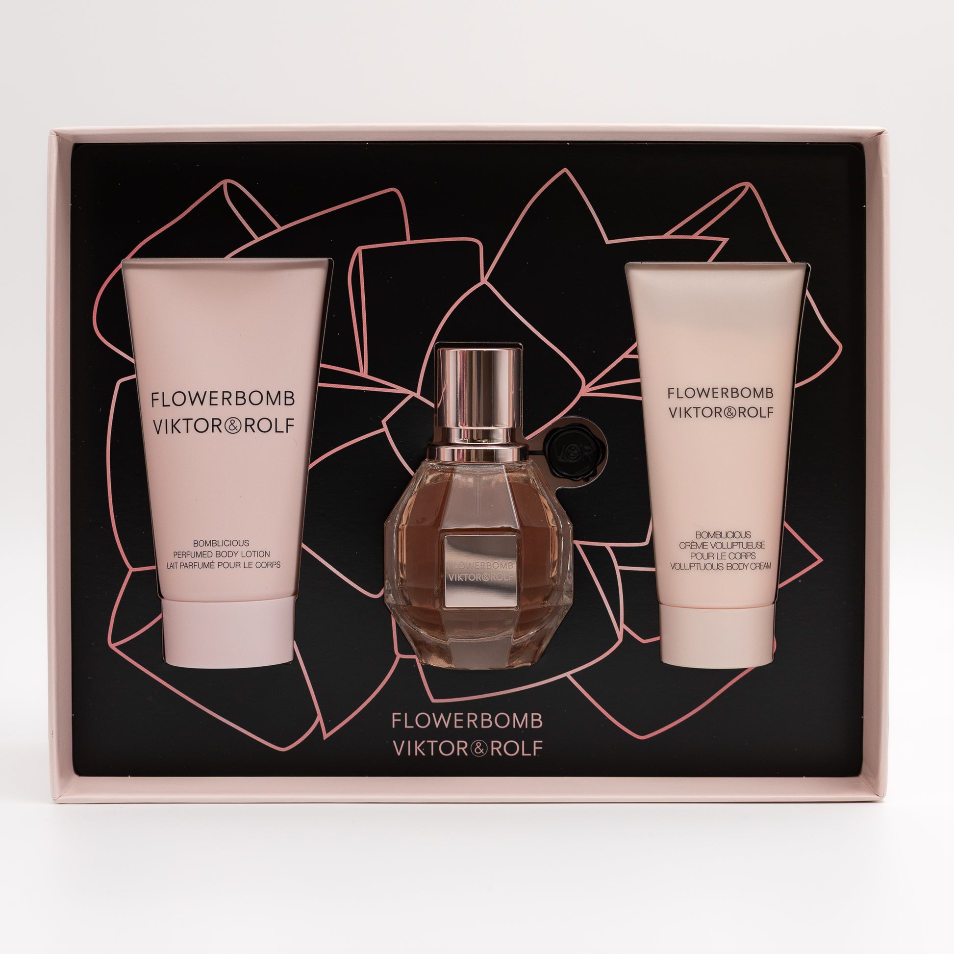 Viktor & Rolf Flowerbomb Giftset 30 ml Eau de Parfum + 50 ml Showergel + 40 ml Bodylotion
