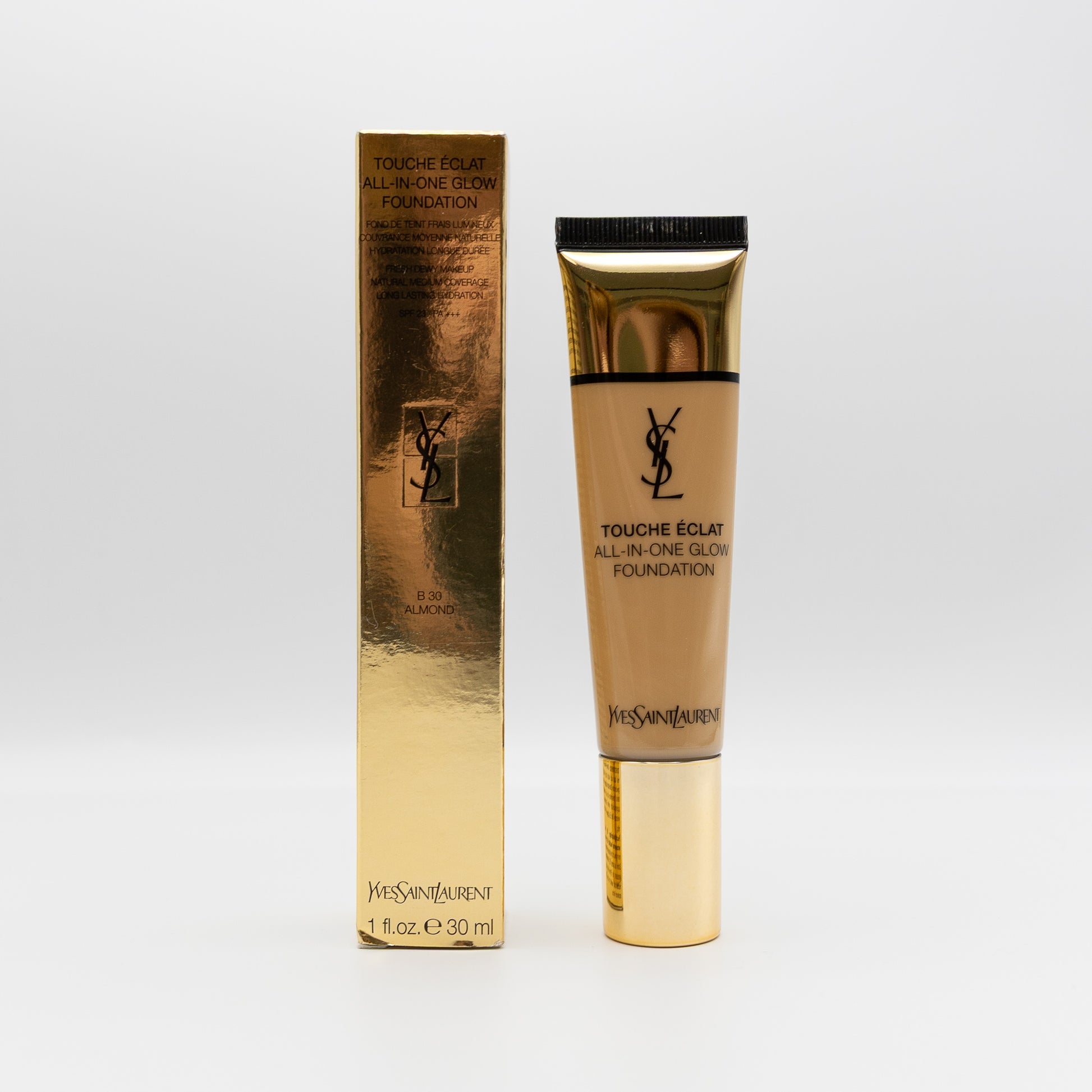 Yves Saint Laurent Touche Éclat All in One Glow Foundation B 30 Almond